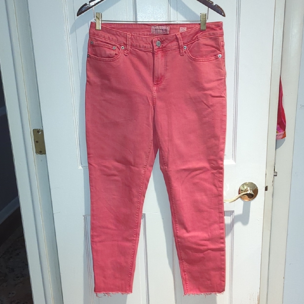 Lucky Brand Women's Red Ankle Jeans